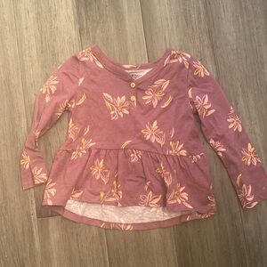 Purple long sleeve shirt